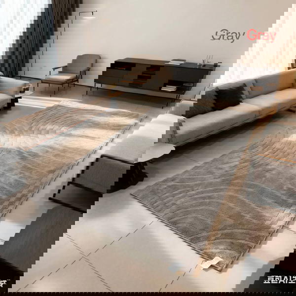 سجاد شتوي حفر فرو الأرنب ثقيل غير قابل للانزلاق Image 1 Preview