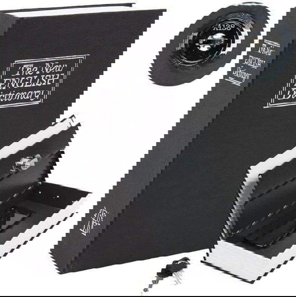 صندوق الخزنة الفولاذي على شكل كتاب  Image 1 Preview