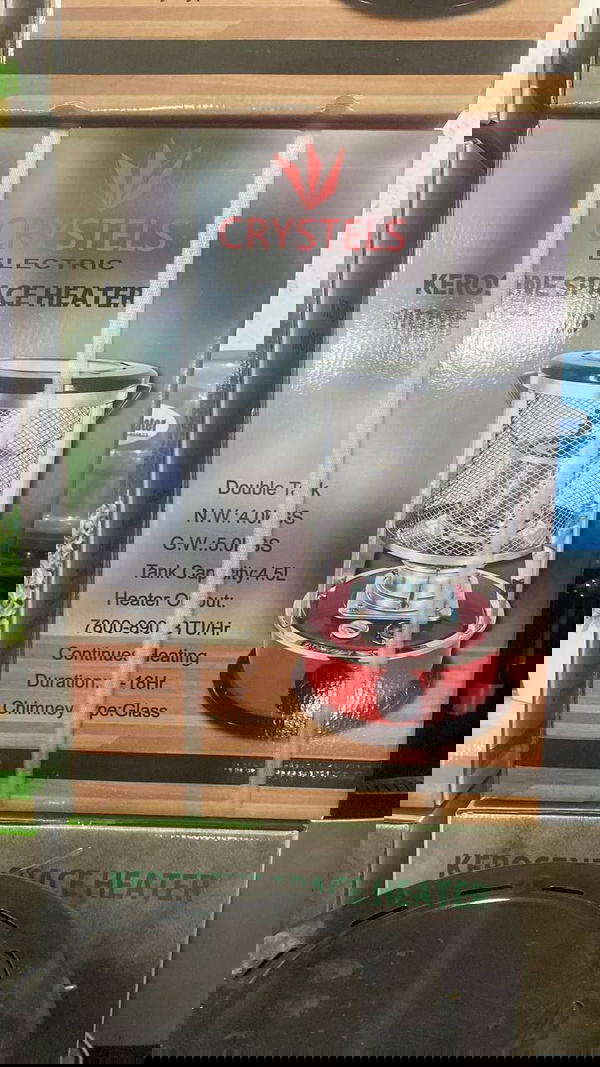 صوبة الكاز الاقتصادية راس زجاجي الاصلية من كريستلز ? Image 2 Preview