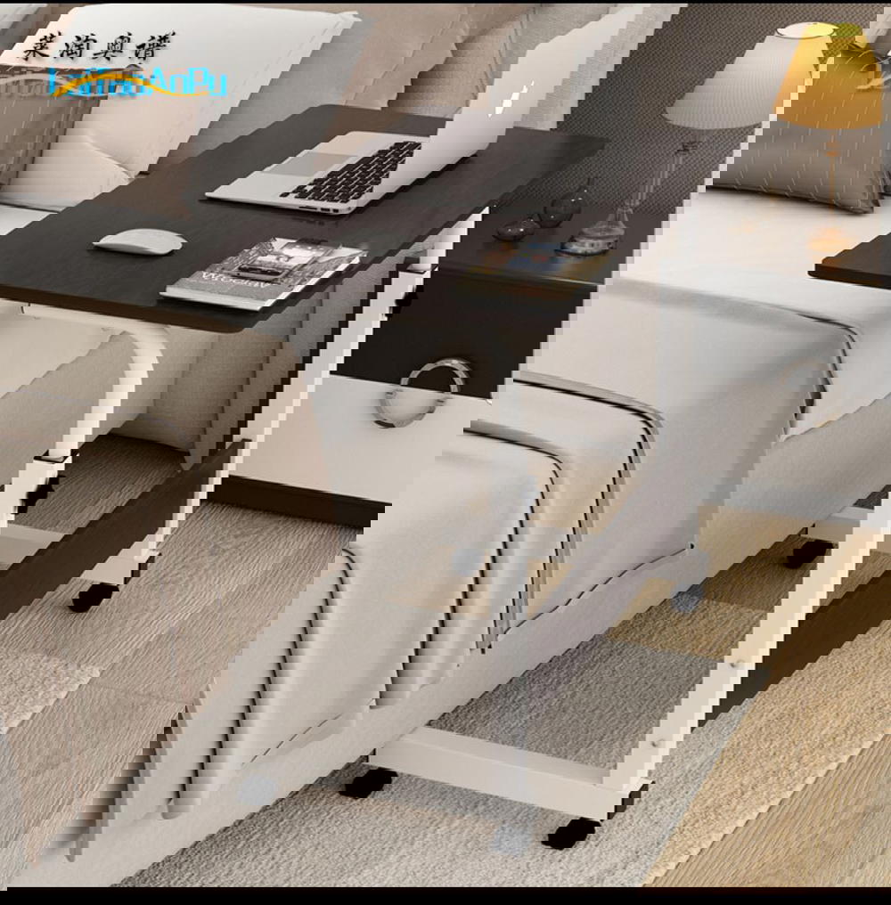 طاولة لابتوب متحركة بعجلاتطاولة جانبية جيدة للمنزل وغرفة المكتب .متعددة الإستخدامات للابتوب ، للقراءة أو للطعام .تخفف آلام الظهر  Preview Image