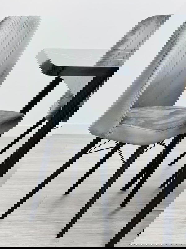 طاولة سفرة مع 6 كراسي رجلين خشب زان Image 5 Preview