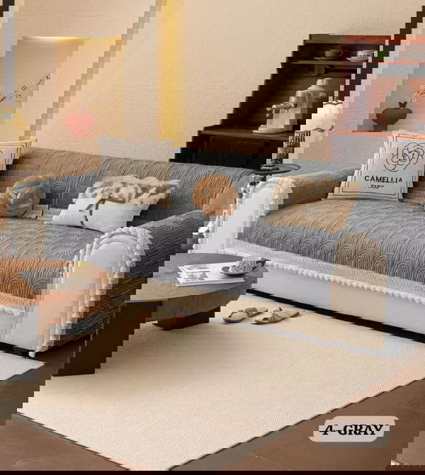 طقم ارضية كنب مخمل دنتيل  Image 2 Preview