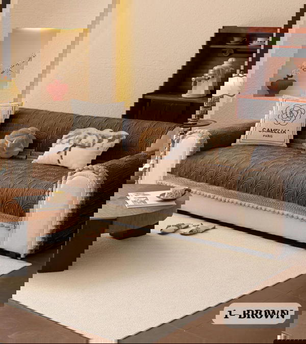 طقم ارضية كنب مخمل دنتيل  Image 3 Preview