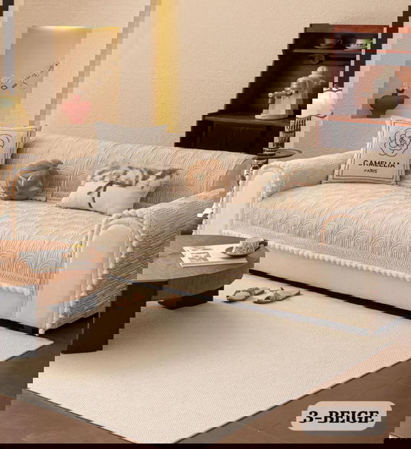 طقم ارضية كنب مخمل دنتيل  Image 6 Preview