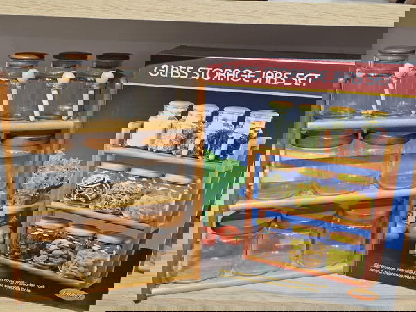 طقم بهارات زجاج تقيل محكم الاغلاق Image 3 Preview