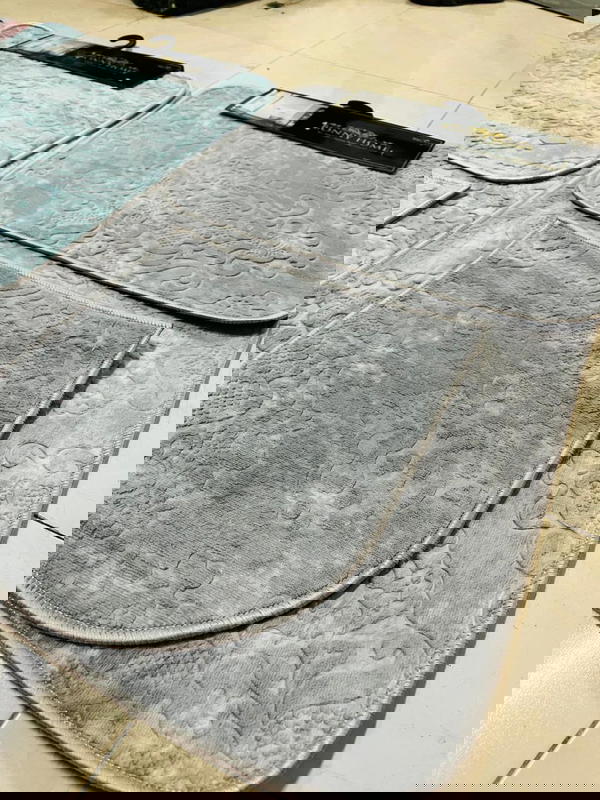 طقم دعاسات حمام تركي اصلي🇹🇷🇹🇷  يتكون من ثلاث قطع  Image 5 Preview