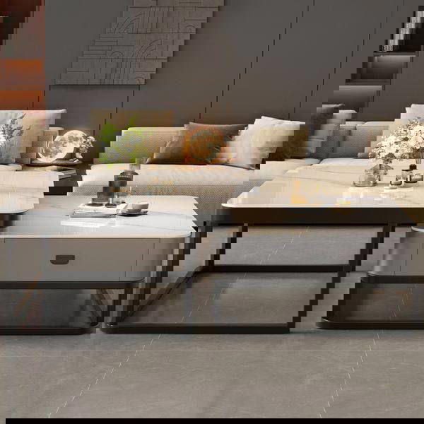 طقم طاولات مربعة مع تخزين ذكي  Image 6 Preview