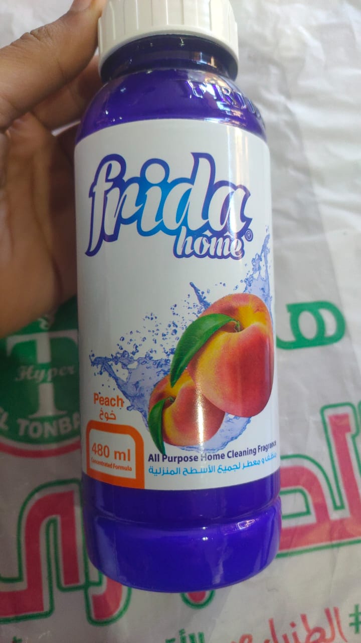فريدا منظف و معطر لجميع الأسطح المنزلية برائحة الخوخ ٤٨٠مل Preview Image