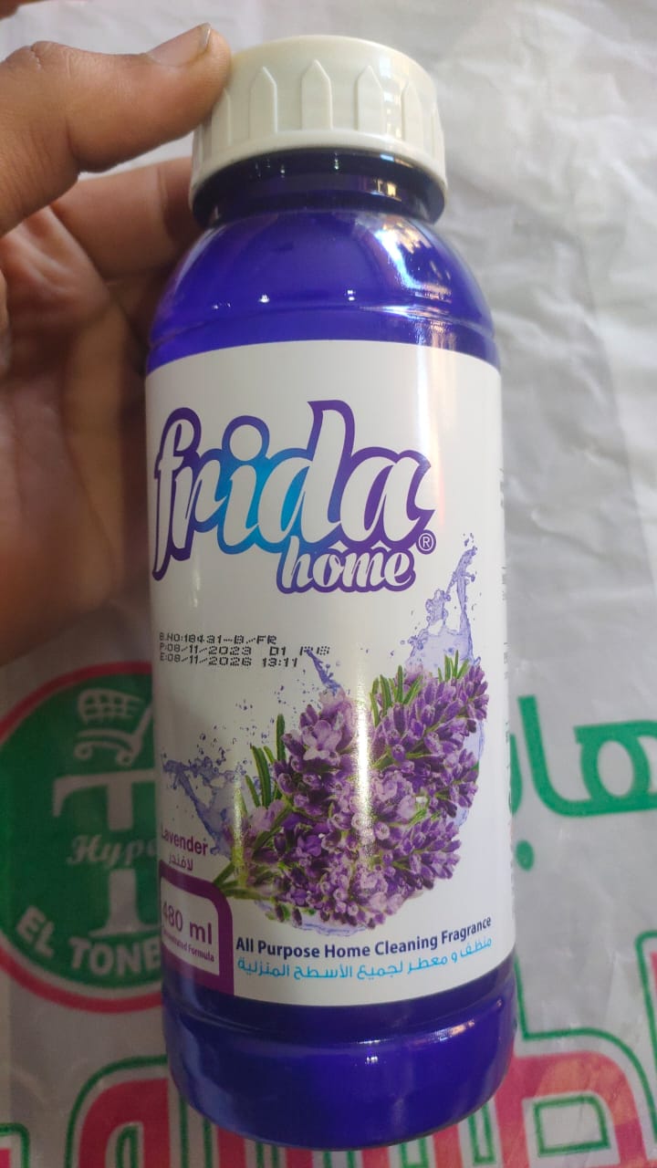 فريدا منظف و معطر لجميع الأسطح المنزلية برائحة اللافندر ٤٨٠مل Preview Image