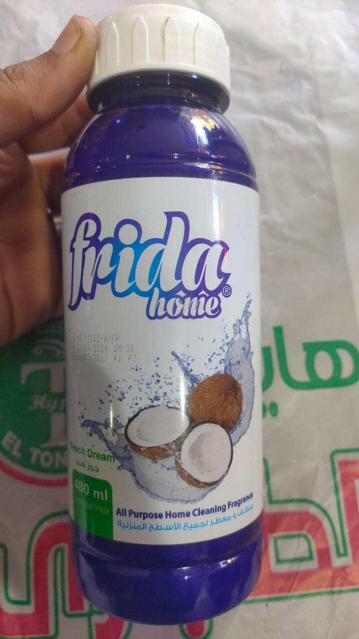 فريدا منظف و معطر لجميع الأسطح المنزلية برائحة جوز هند ٤٨٠مل Preview Image