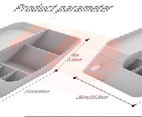 منظم مكياج بدرج Image 3 Preview
