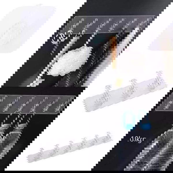 شماعه هوك شفافه مرنه Image 3 Preview