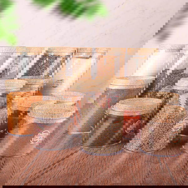طقم توابل اكليرك مدور خشبي Image 2 Preview