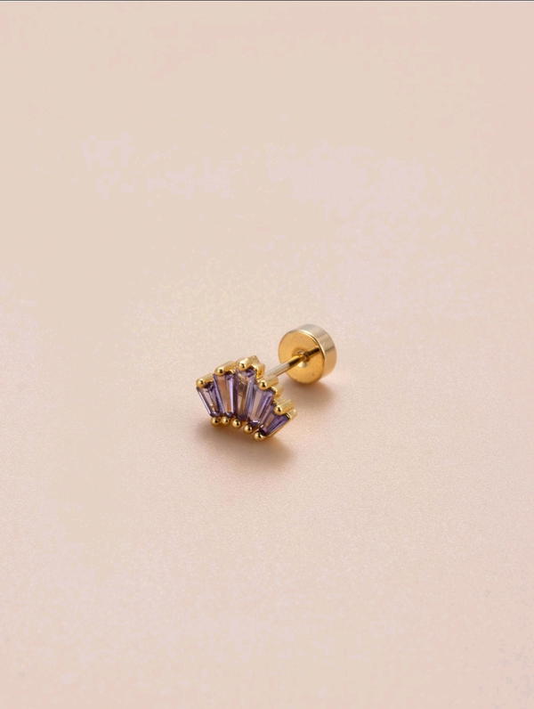 بيرسينج تاج بنفسجي() Purple crown piercing Image 1 Preview
