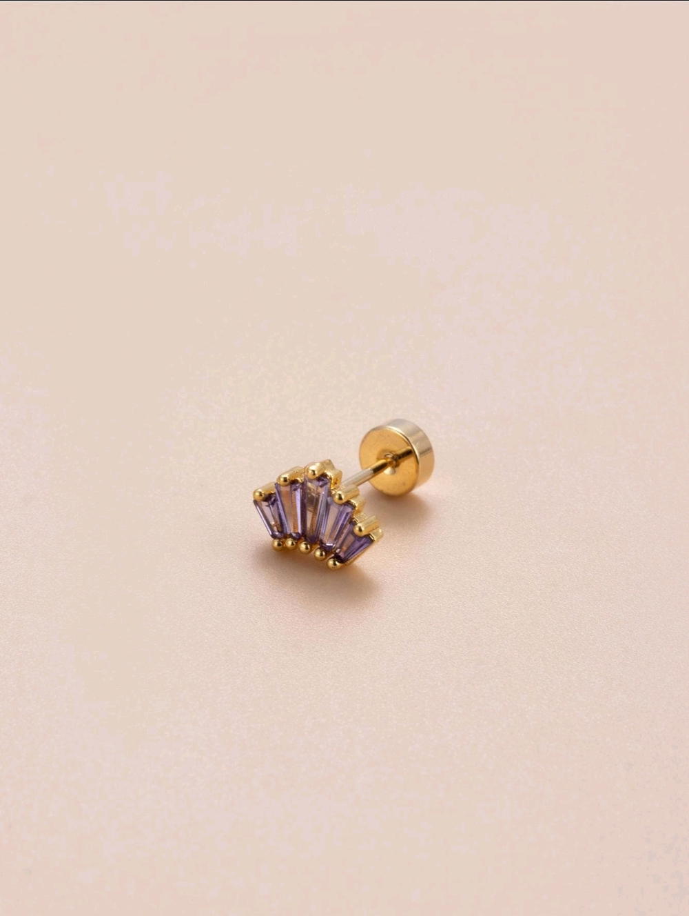 بيرسينج تاج بنفسجي() Purple crown piercing Preview Image