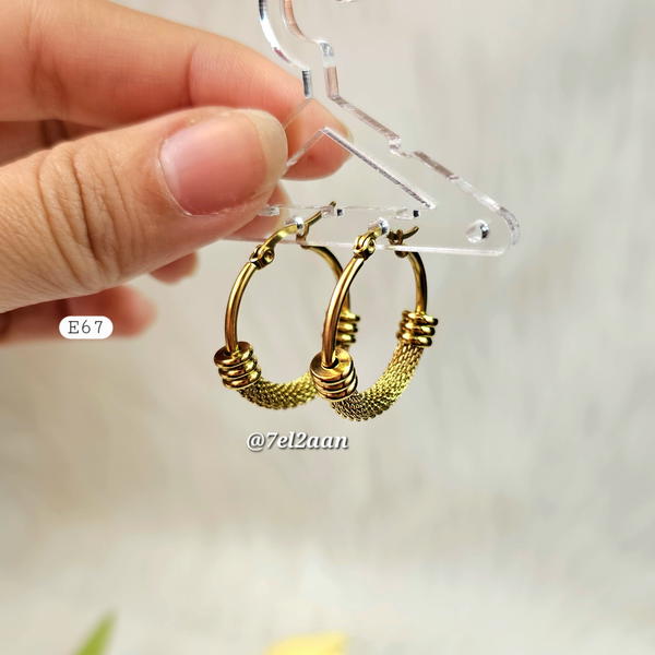 حلقان هووب اشكال(E67,68,69) different shapes hoops Image 2 Preview