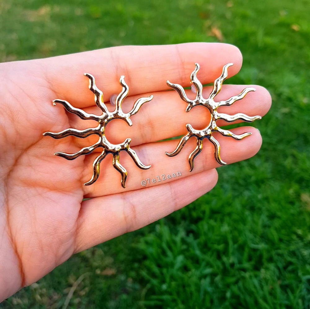 حلق اشعة الشمس (E7) Sun rays Earring Preview Image