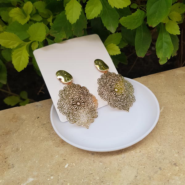 حلق بطابع عربي (E9) Arabian design earring  Image 2 Preview