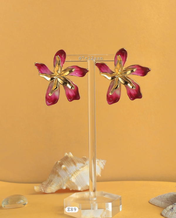 Lili earrings (E88,89) حلق لي لي Image 2 Preview