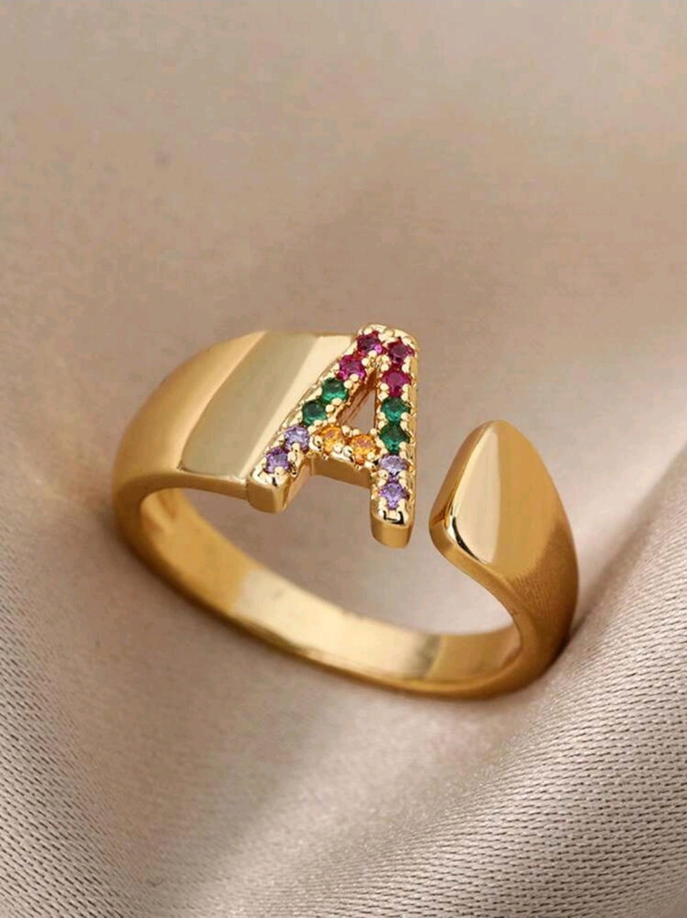 Colourful zircon Letters (R28:R37) حلقان احرف زيركون Preview Image