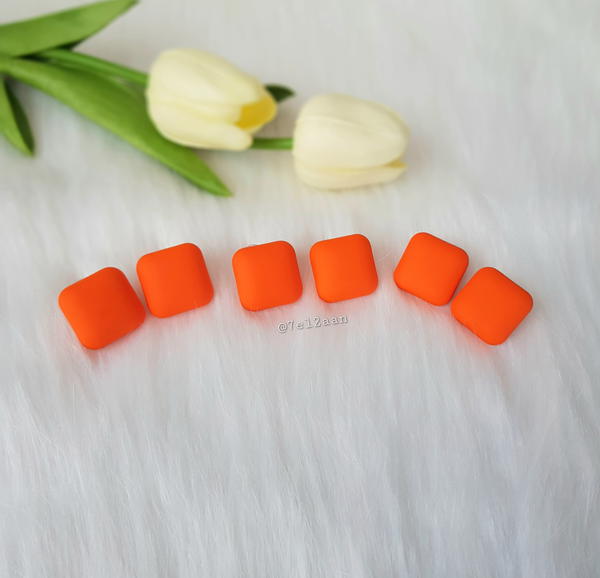square colourful earrings (E1,2,3)حلقان مربعة ملونة Image 3 Preview