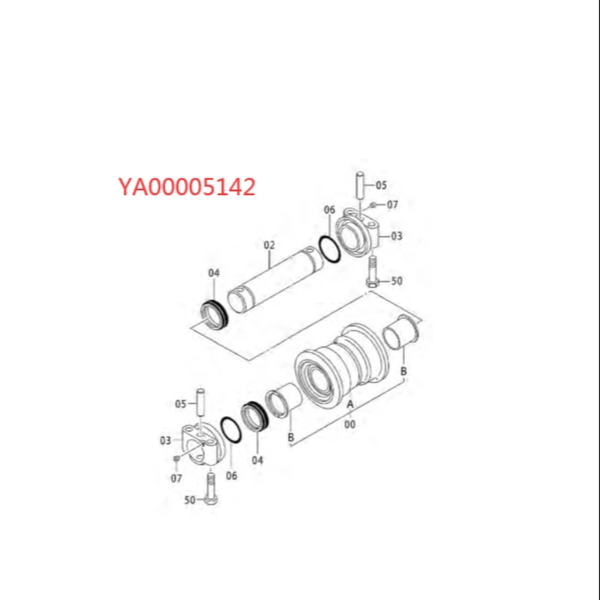 YA00005142-رولة جنزيرسفليةZX470 Image 2 Preview