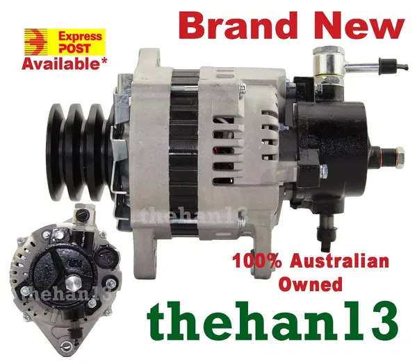 291001093-مولد كهربائي لمحرك ديزل ISUZU NPR200، 300، 400، NKR بقوة 80 أمبير 4HF1 (قابس ثلاثي الأطراف) Image 4 Preview