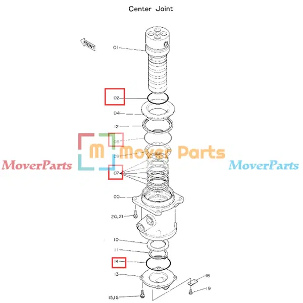 4176480-A810120-4176479-A8100095طقم جونت ZX220-5G Image 2 Preview
