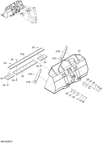 563H8-83021-سنون باكت شيولZW220 Preview Image