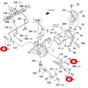 8944551440-مسمار مياة تربو 4HK1 ZX200-3F  Image 2 Preview