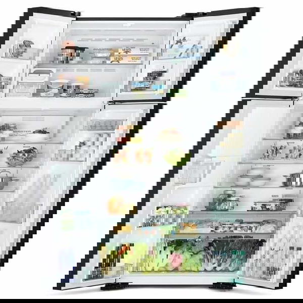 RW760PUK7GBK- هيتاشي ثلاجة ٤ باب زجاج اسود انفرتر 760 لتر Image 4 Preview