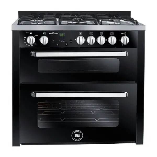 بوتجاز غاز يونيون اير Multi Cook Smart ديجيتال، 5 شعلة، 90 سم، اسود - C69SBGC383ITSFDVAL Image 1 Preview