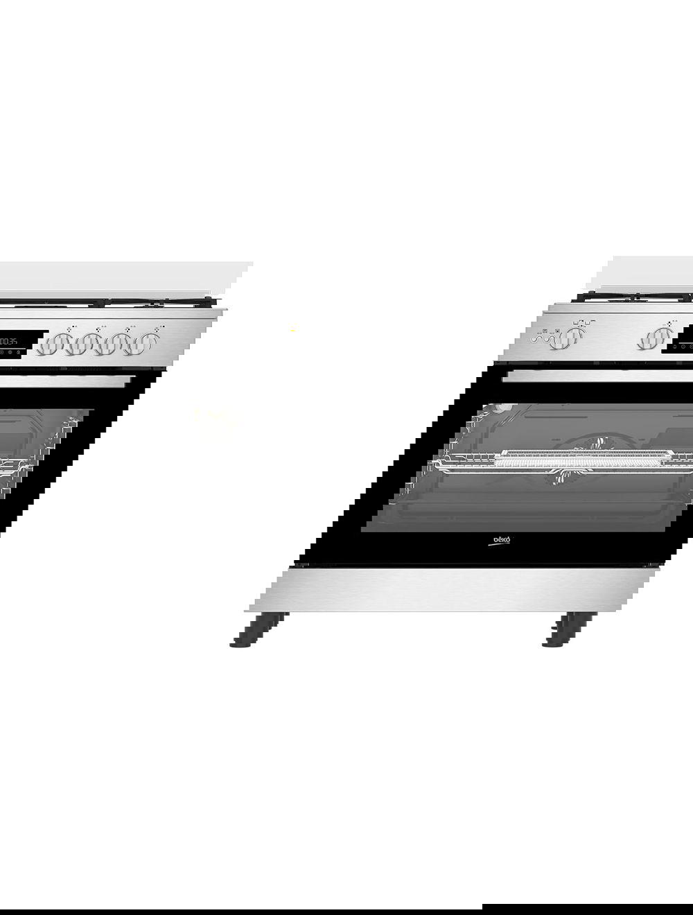 بيكو بوتاجاز 5 شعلات 90 سم - أسود * فضي - موديل BGGR 11225 GXA Preview Image