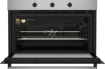 بيكو beko فرن غاز بلت أن 90 سم مع مروحة فرز تغليف بسبب الكرتونة- موديل BBWHT12104XS Image 2 Preview