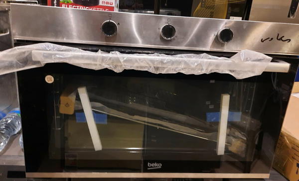 بيكو beko فرن غاز بلت أن 90 سم مع مروحة فرز تغليف بسبب الكرتونة- موديل BBWHT12104XS Image 5 Preview