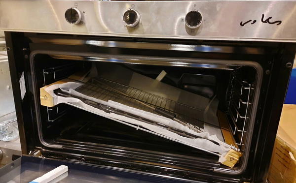 بيكو beko فرن غاز بلت أن 90 سم مع مروحة فرز تغليف بسبب الكرتونة- موديل BBWHT12104XS Image 6 Preview