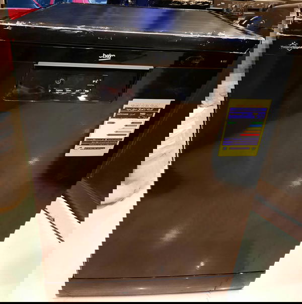 غسالة أطباق بيكو، 14 فرد، 5 برامج، 60 سم ، أسود-BDFN15420B Image 4 Preview