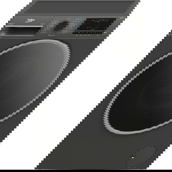 غسالة بيكو beko فول أوتوماتيك 10 كيلو بالمجفف 6 كيلو 1400 لفة ديجيتال لون رمادي BWD10640MCI Image 1 Preview