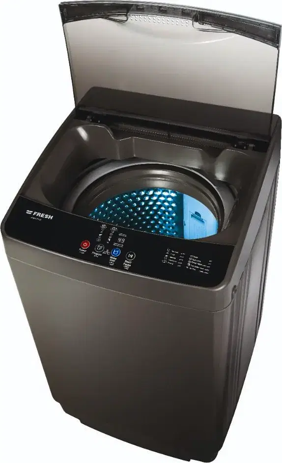 غسالة ملابس فوق اتوماتيك فريش، تحميل علوي، 8 كجم، جسم معدني، فضي، FTM-08F12S Preview Image