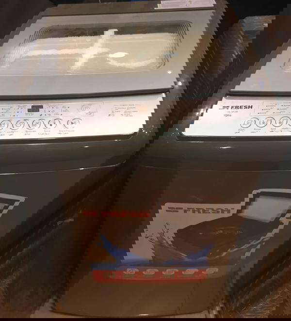 غسالة ملابس فوق اوتوماتيك فريش تحميل علوي 10 ك، ديجيتال، مضخة، سيلفر Image 2 Preview