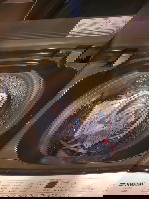 غسالة ملابس فوق اوتوماتيك فريش تحميل علوي 10 ك، ديجيتال، مضخة، سيلفر Image 5 Preview