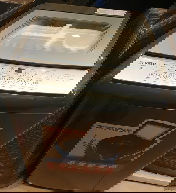 غسالة ملابس فوق اوتوماتيك فريش تحميل علوي 10 ك، ديجيتال، مضخة، سيلفر Image 7 Preview