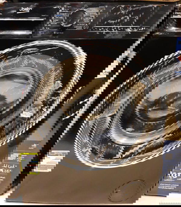 غسالة ملابس بيكو 9 ك بيانو فول اتوماتيك تحميل امامي ديجيتال بلوتوث انفرتر، أسود - B3WFU50940BCI Image 3 Preview