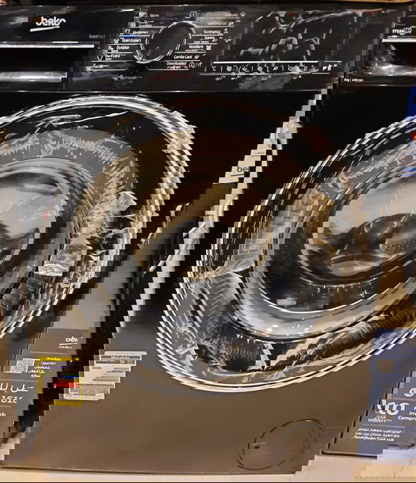 غسالة ملابس بيكو 9 ك بيانو فول اتوماتيك تحميل امامي ديجيتال بلوتوث انفرتر، أسود - B3WFU50940BCI Image 4 Preview