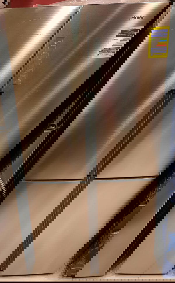 هاير ثلاجة 4 باب 502 لتر انفرتر لون سيلفر انوكس HRF-550TDPD Image 2 Preview