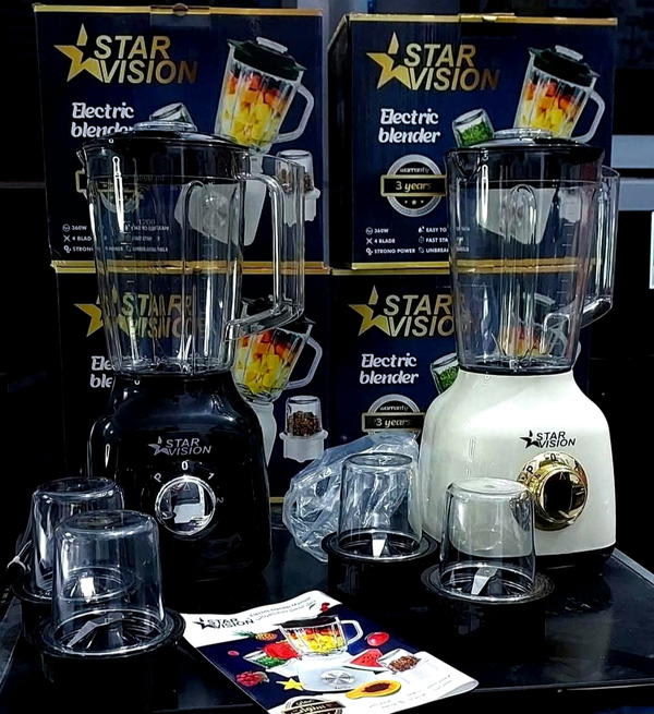 خلاط ستار فيجن ٣٦٠ وات - مع مطحنتين لون ابيض Image 2 Preview