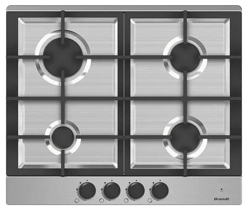 مسطح بلت ان غاز براندت فرنسي، 4 شعلة، 60 سم،حوامل زهر ، ستانليس ستيل - BPE6404X Preview Image