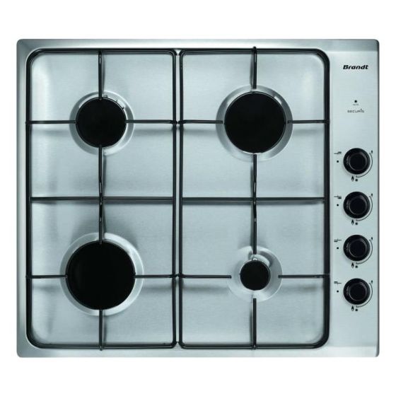 مسطح بلت ان غاز براندت فرنسي، 4 شعلة، 60 سم، ستانليس ستيل - BPE6410XE Preview Image