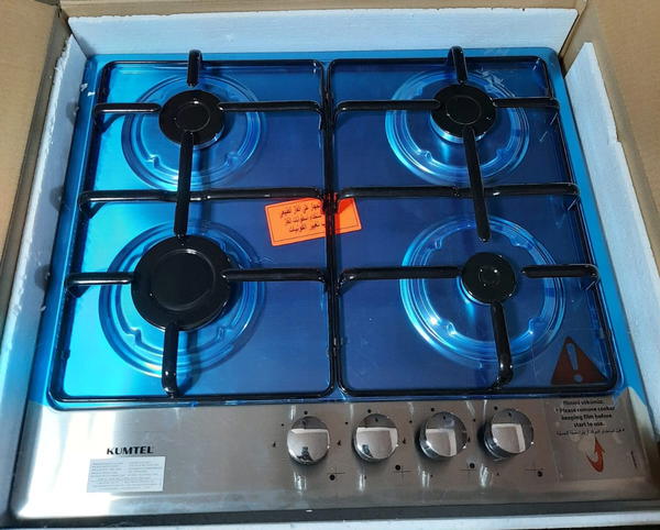 مسطح غاز كومتيل بلت ان 60 سم- 4 شعلات-ستيل صناعة تركي Image 2 Preview