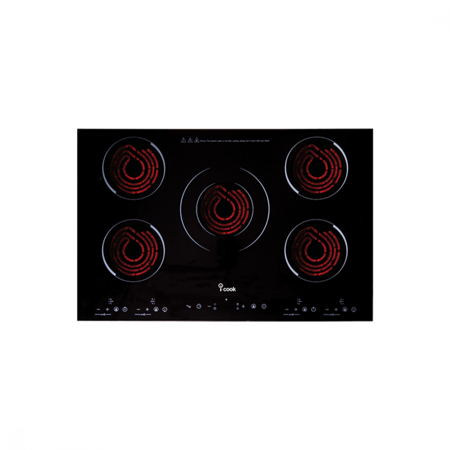 مسطح كهربائي اى كوك، 5 شعلات، بلت ان، 90 سم – BH5090CF Preview Image